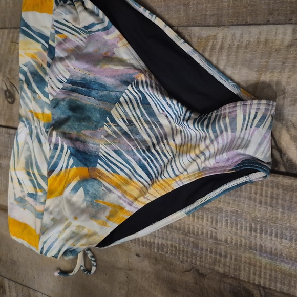 Andrea Iyamah Colorful High-Waisted Bikini Bottoms XXL - Picture 1 of 9